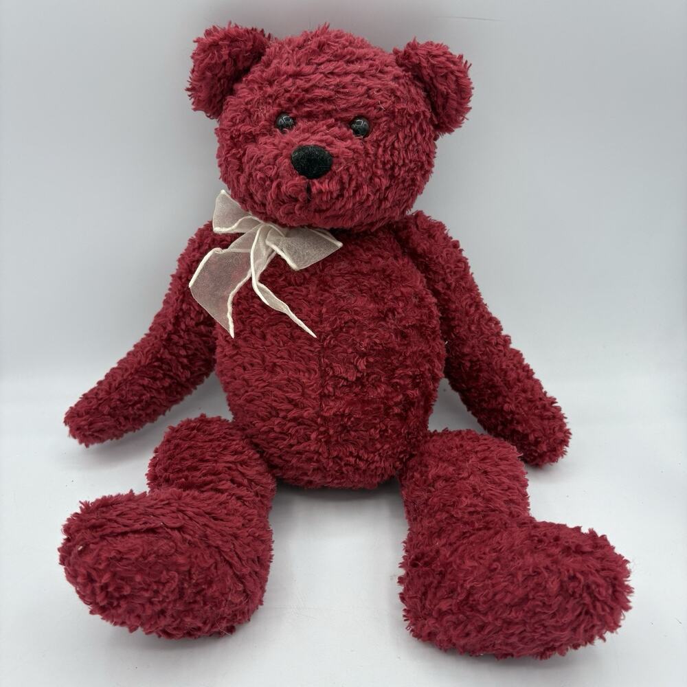 Baby Gund Plush Stuffed Bear 14" Red My First Christmas 8753‎